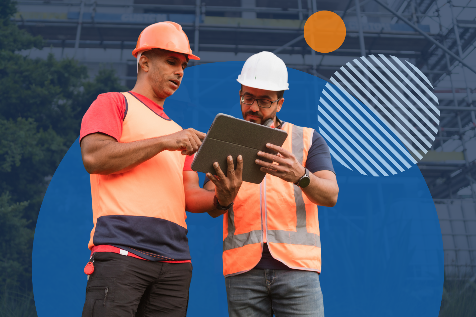 Safety consultant reviewing business challenges and growth strategies.