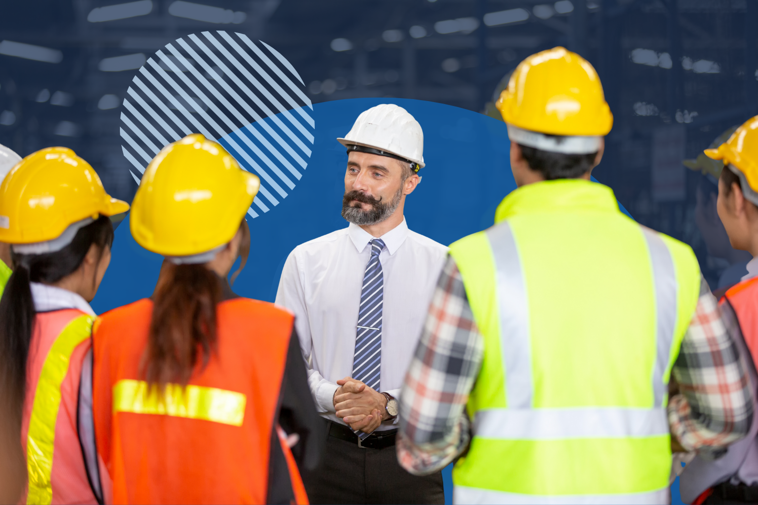 Worker demonstrating safety awareness as part of a positive safety culture.