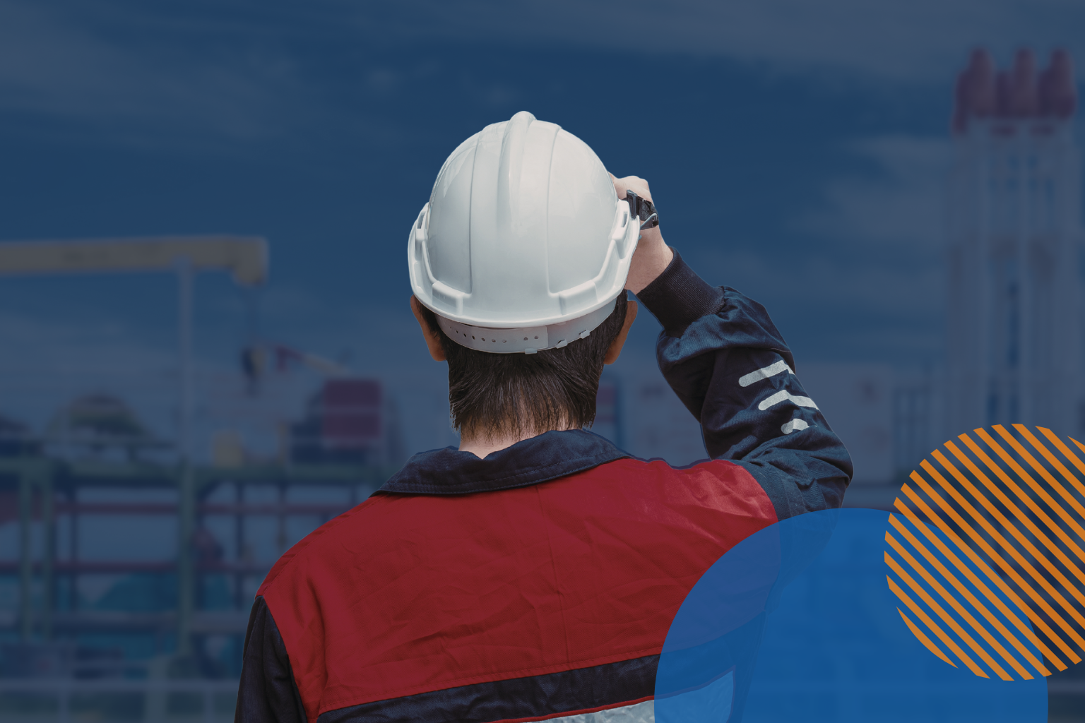 Worker pausing to focus on safe work practices.