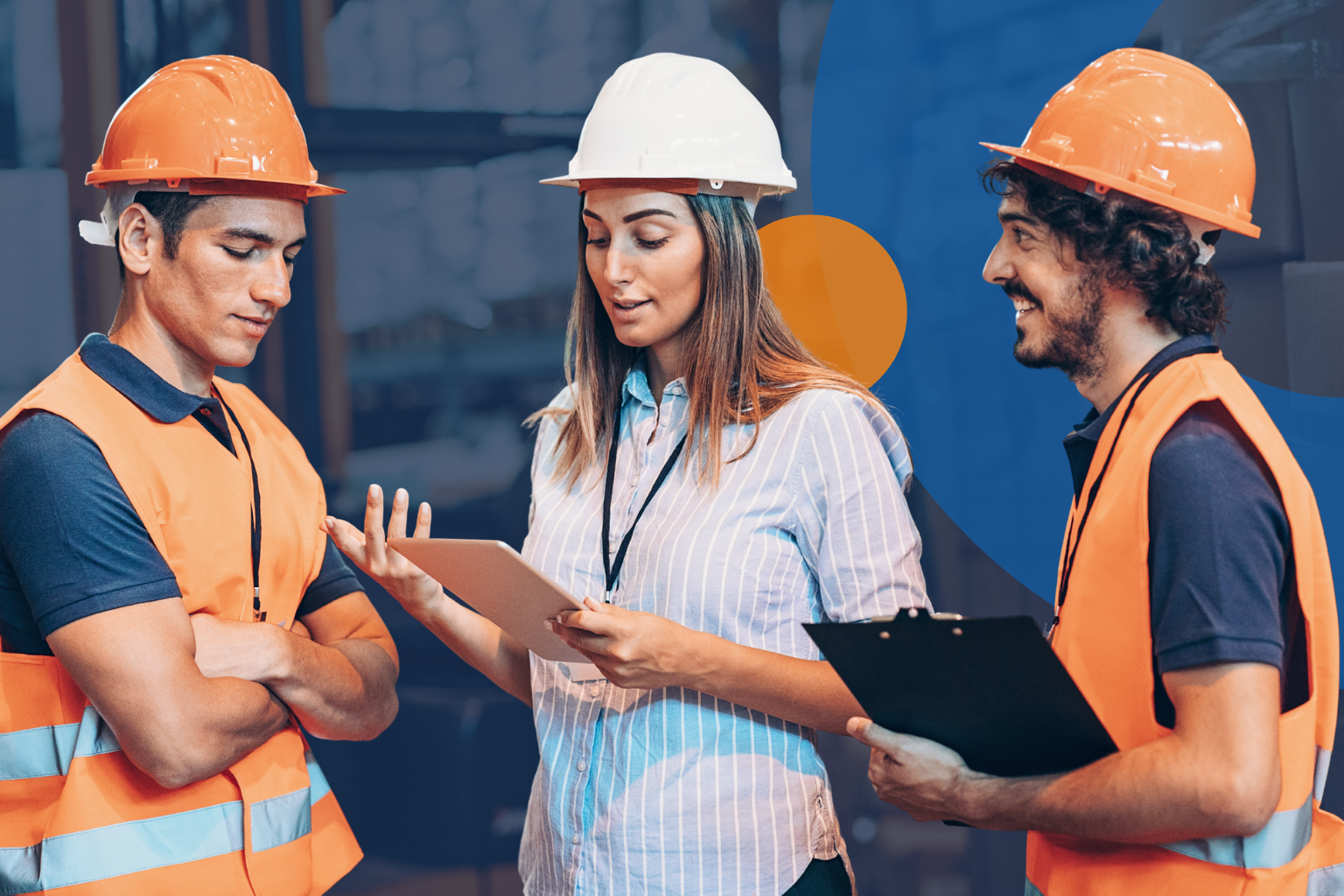Workers participating in an engaging safety training session.